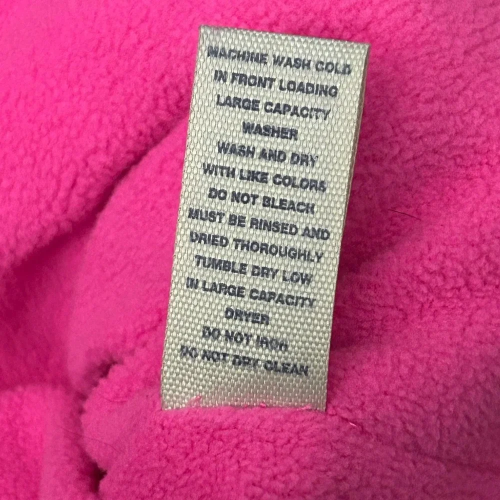 Old Navy Girls XXL Puffer Vest Hot Pink Y2K Barbiecore Fleece Lined Vintage